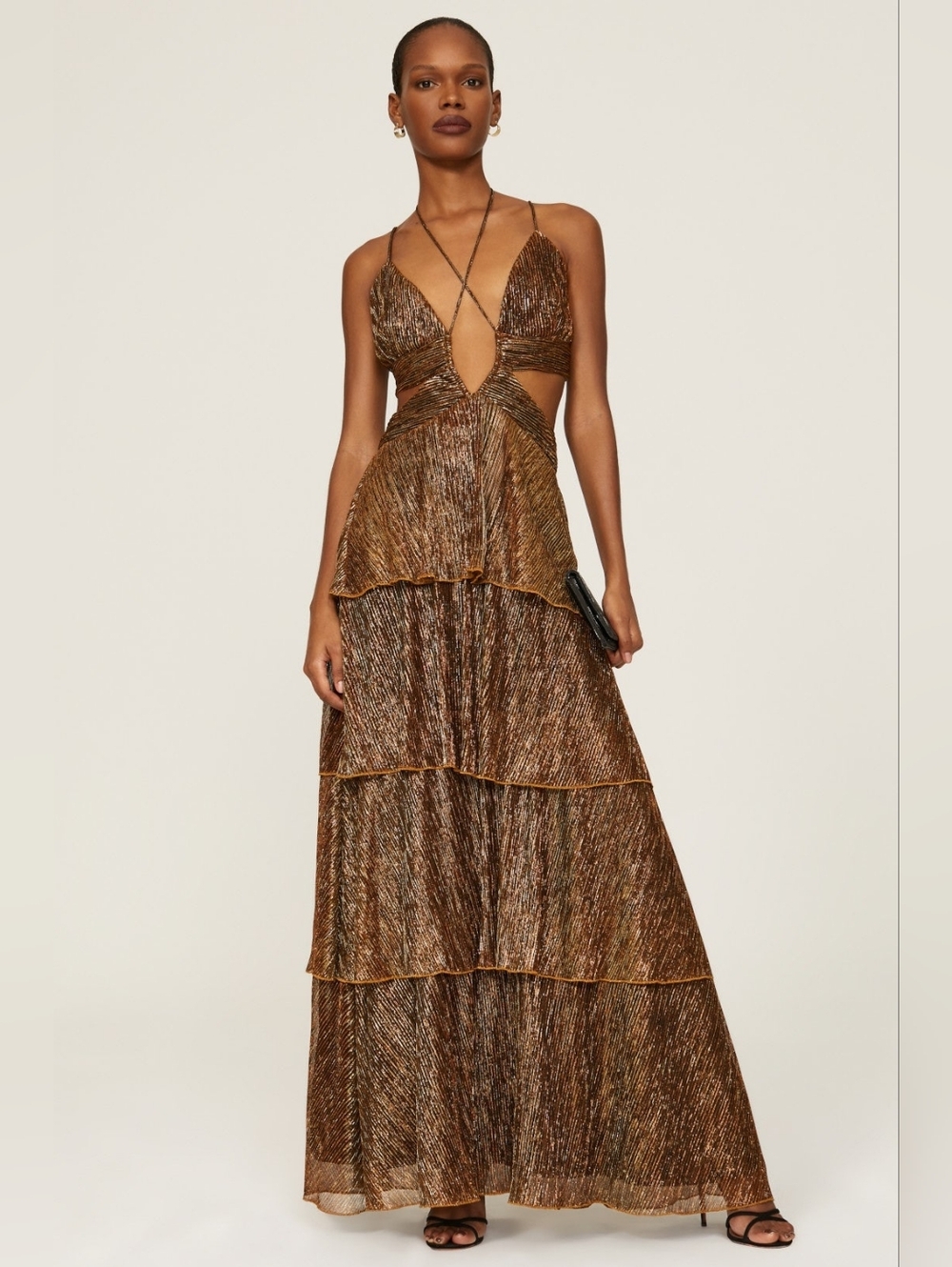Line & Dot Sonia Maxi Gown Size L